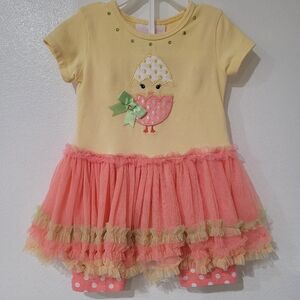 Bonnie Baby Tulle Easter 2 piece outfit 24m